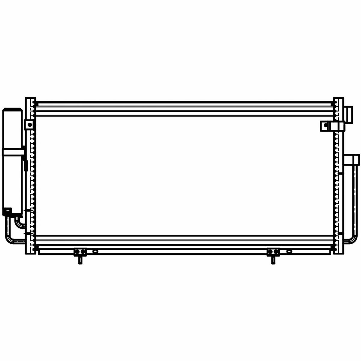 Радиатор кондиционера LUZAR LRAC 2221 preview 3 Радиатор кондиционера LUZAR LRAC 2221 preview 3