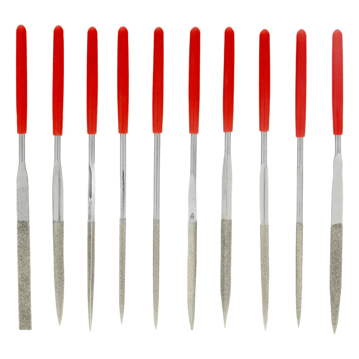 Набор надфилей алмазных 140х50х3 10шт MATRIX preview 1