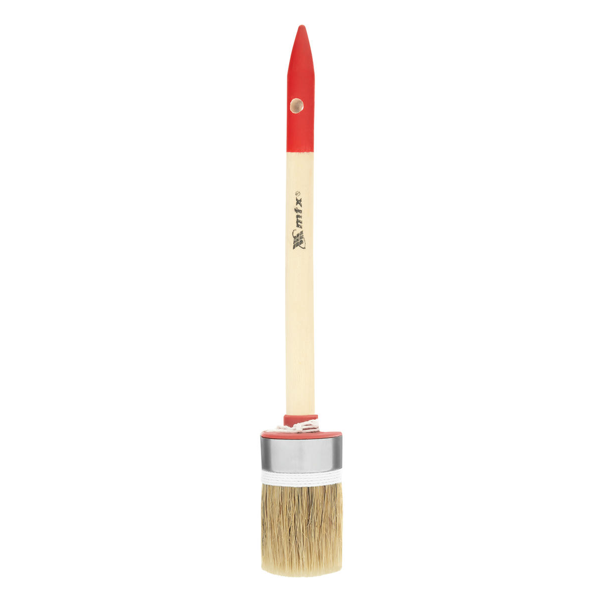 Кисть круглая Профи №8 (35 мм), натуральная щетина, деревянная ручка / Matrix preview 2