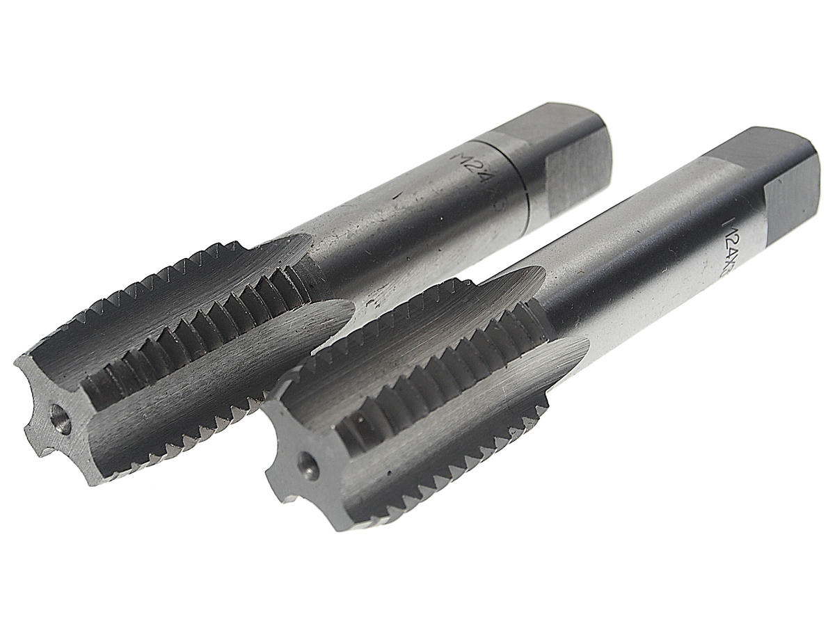 Метчик M24x3 (2шт) в пластиковом футляре ЭВРИКА preview 1