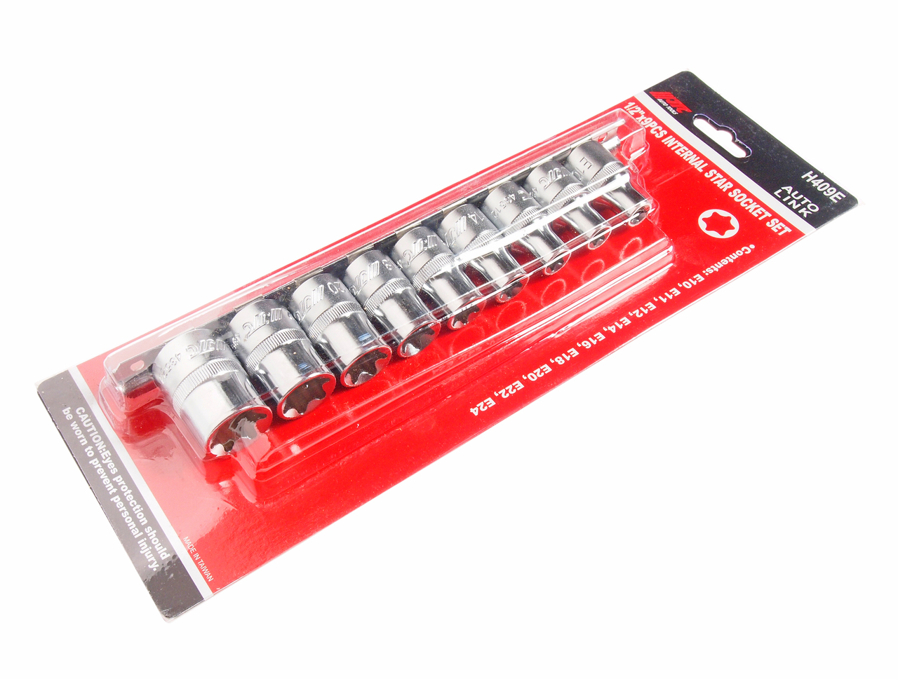Набор головок TORX 1/2" E10-E24, 9 пр. JTC preview 3
