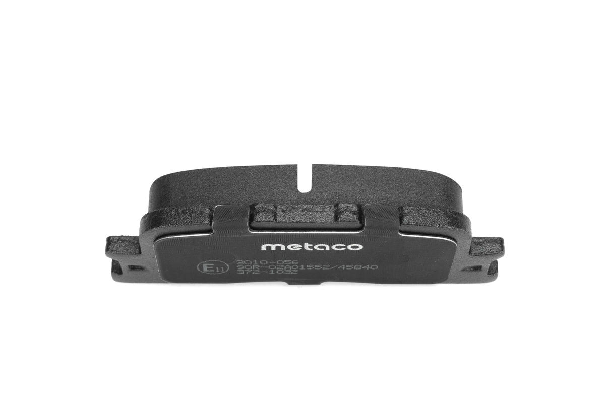 Колодки тормозные задние дисковые к-кт metaco 3010-056 preview 4