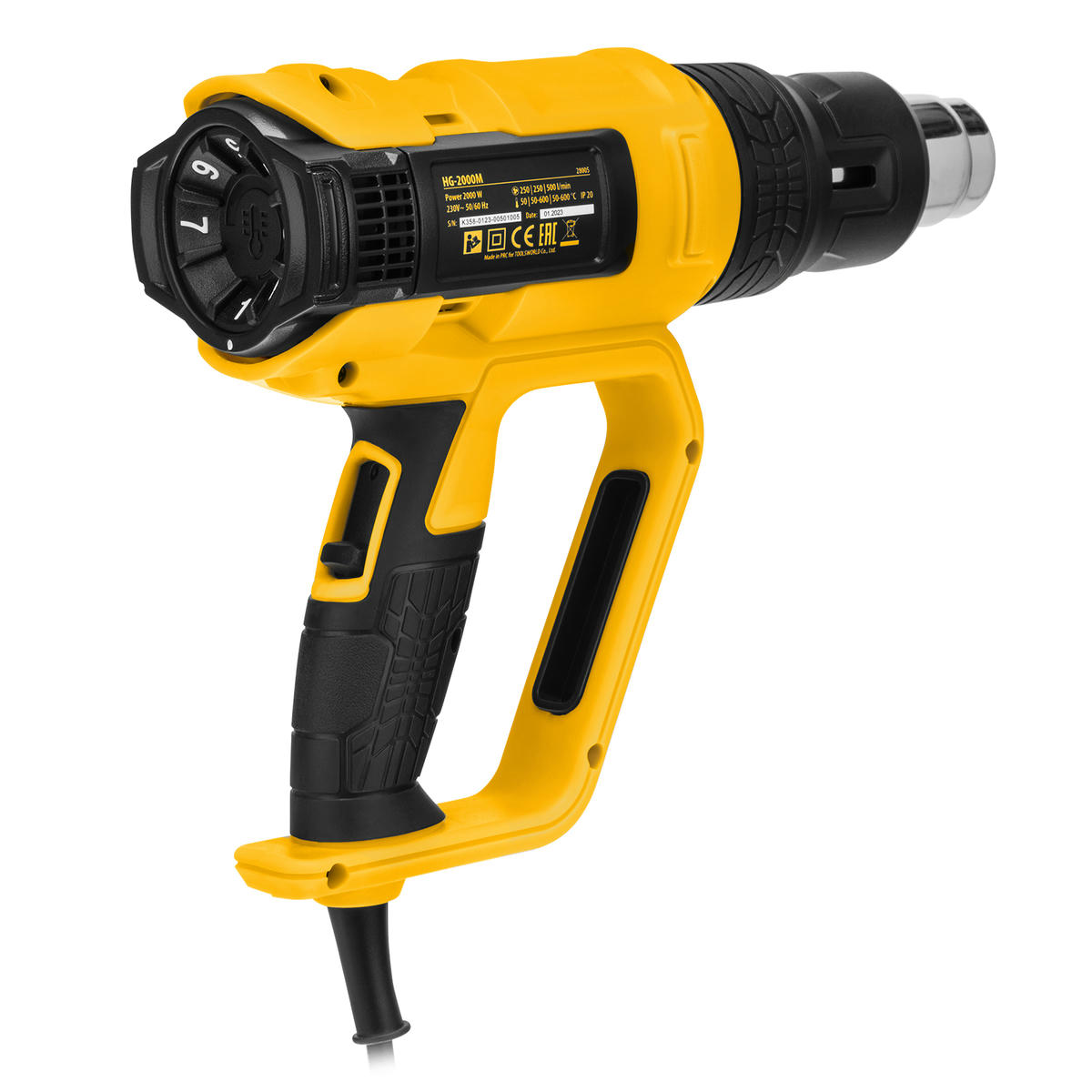 DENZEL 28005 Фен технический HG-2000M, 2000 Вт, 3 режима preview 2