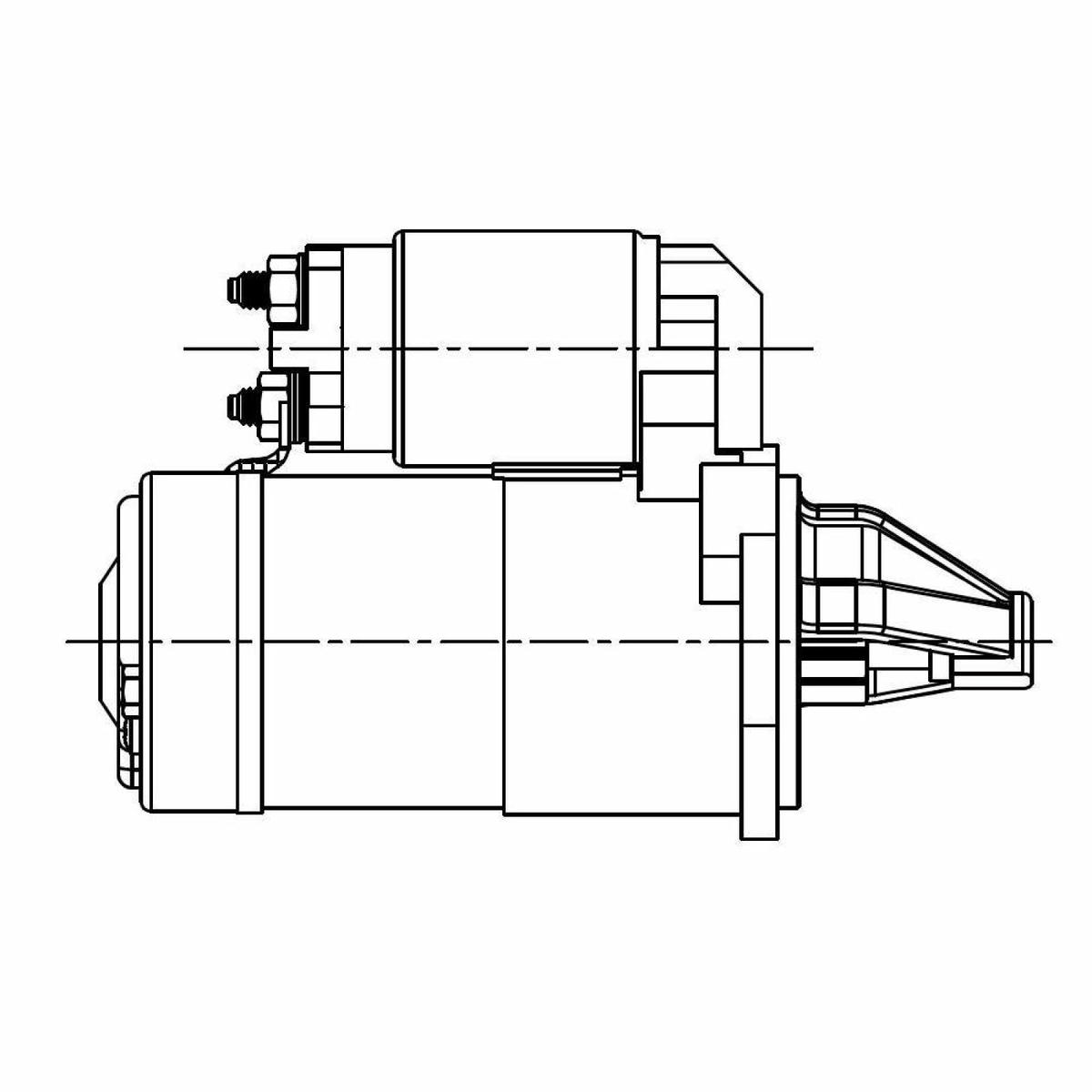 Стартер для а/м Kia Sportage II (04-)/Ceed (06-) 1.6i/2.0i 1,2кВт (LSt 0839) preview 6