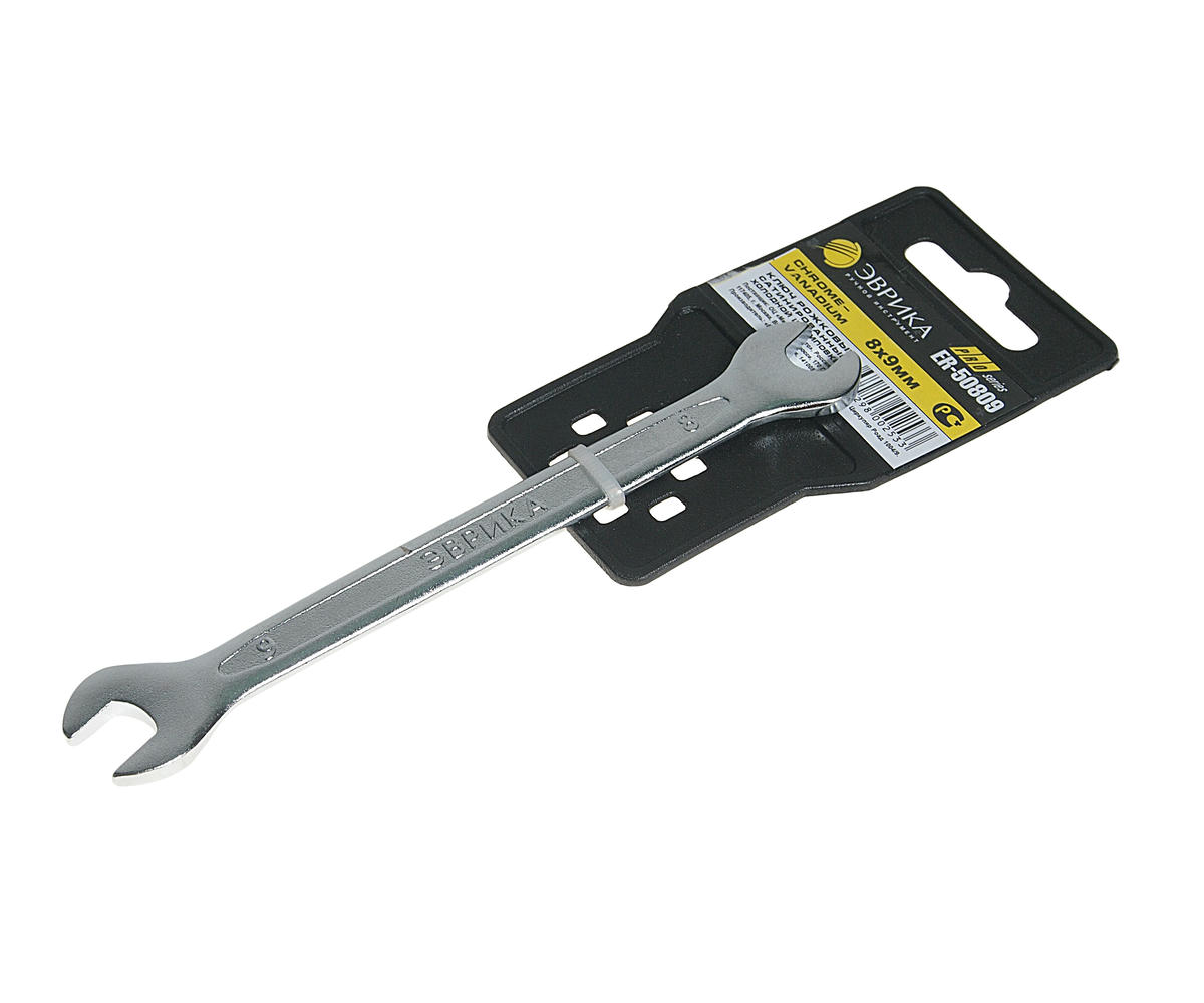 Ключ рожковый 8х9мм PRO ЭВРИКА preview 1