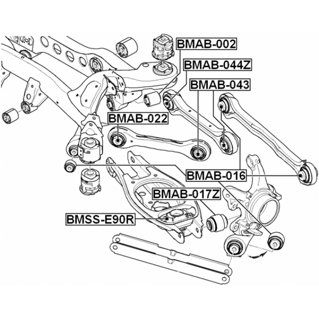 BMSS-E90R_опора амортизатора заднего! BMW E81/E90 all 04> preview 2