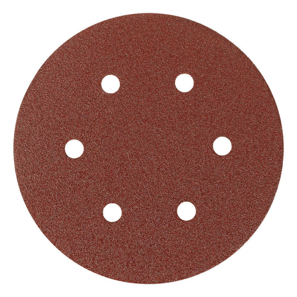 Круг абразивный на ворсовой подложке под "липучку", перфорированный, P 80, 150 мм, 5 шт MATRIX 73838 preview 2