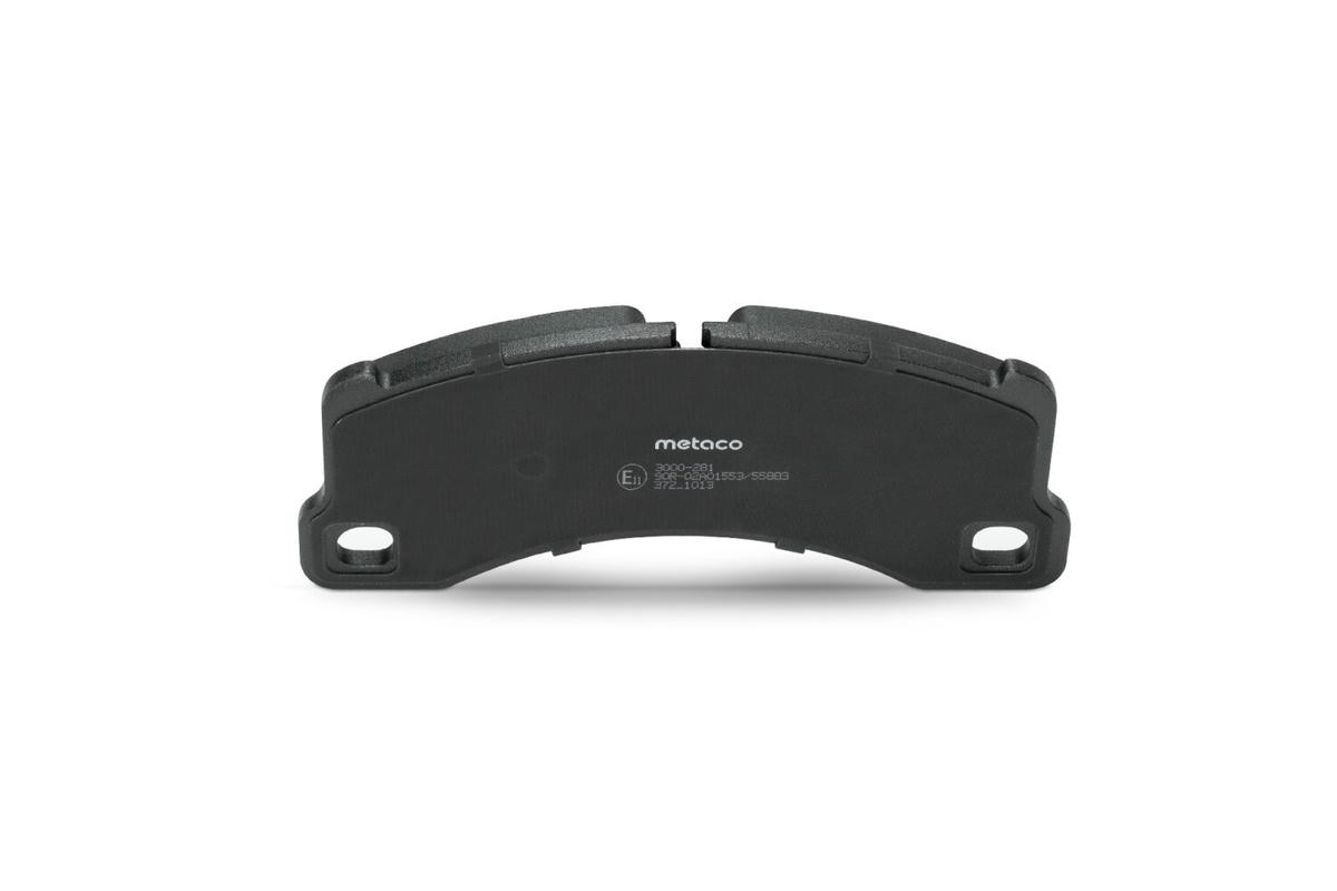 Колодки тормозные передние к-кт metaco 3000-281 preview 4