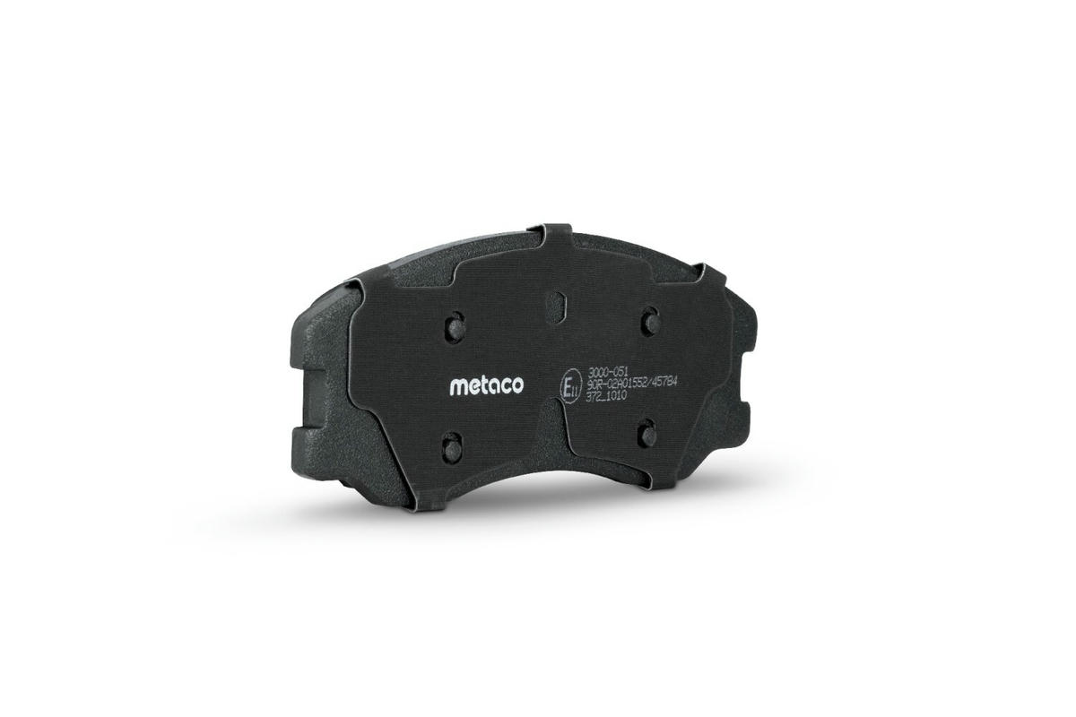 Колодки тормозные передние к-кт metaco 3000-051 preview 3
