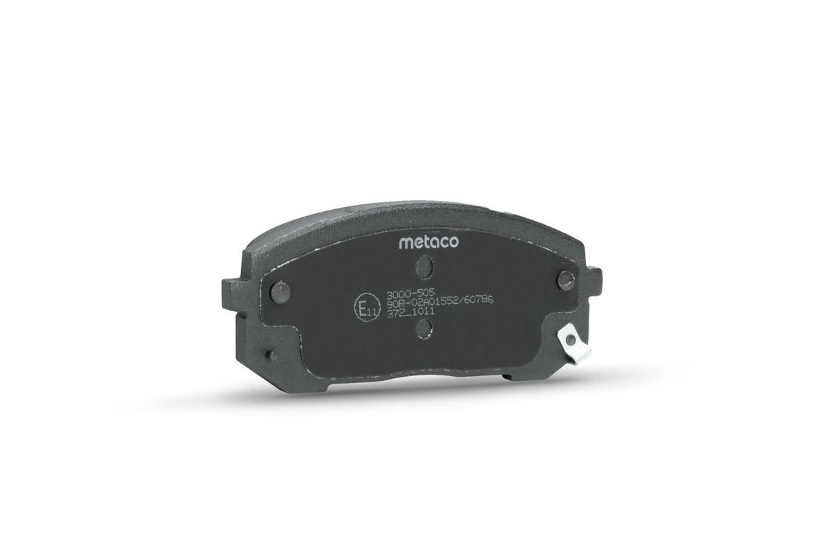 Колодки тормозные передние к-кт metaco 3000-505 preview 2
