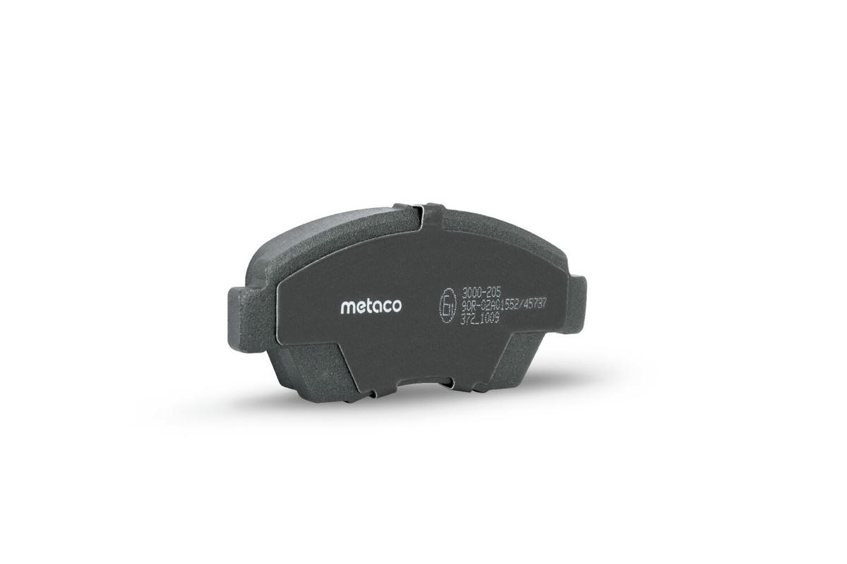 Колодки тормозные передние к-кт metaco 3000-205 preview 3