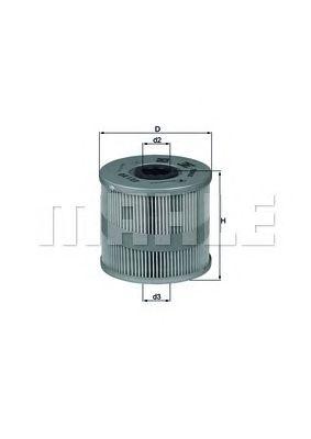 Фильтр масляный KNECHT OX 122 D preview 1