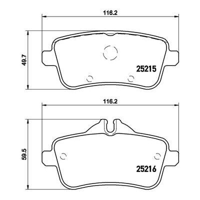 Колодки тормозные задние дисковые к-кт TRIALLI PF 4068 preview 2