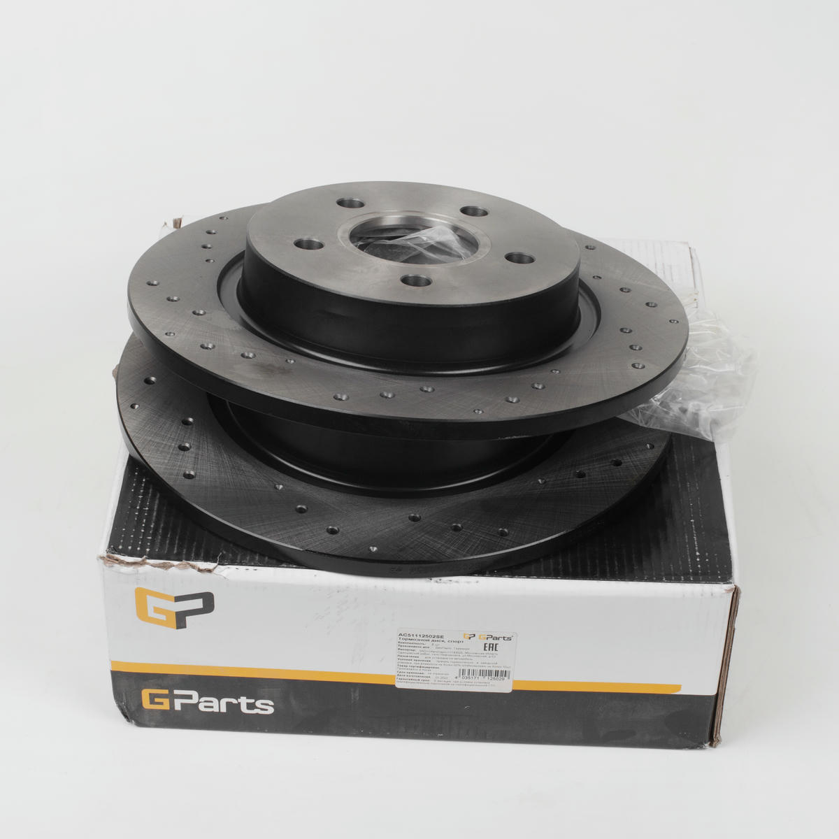 Диск тормозной Gparts AC51112502SE preview 2