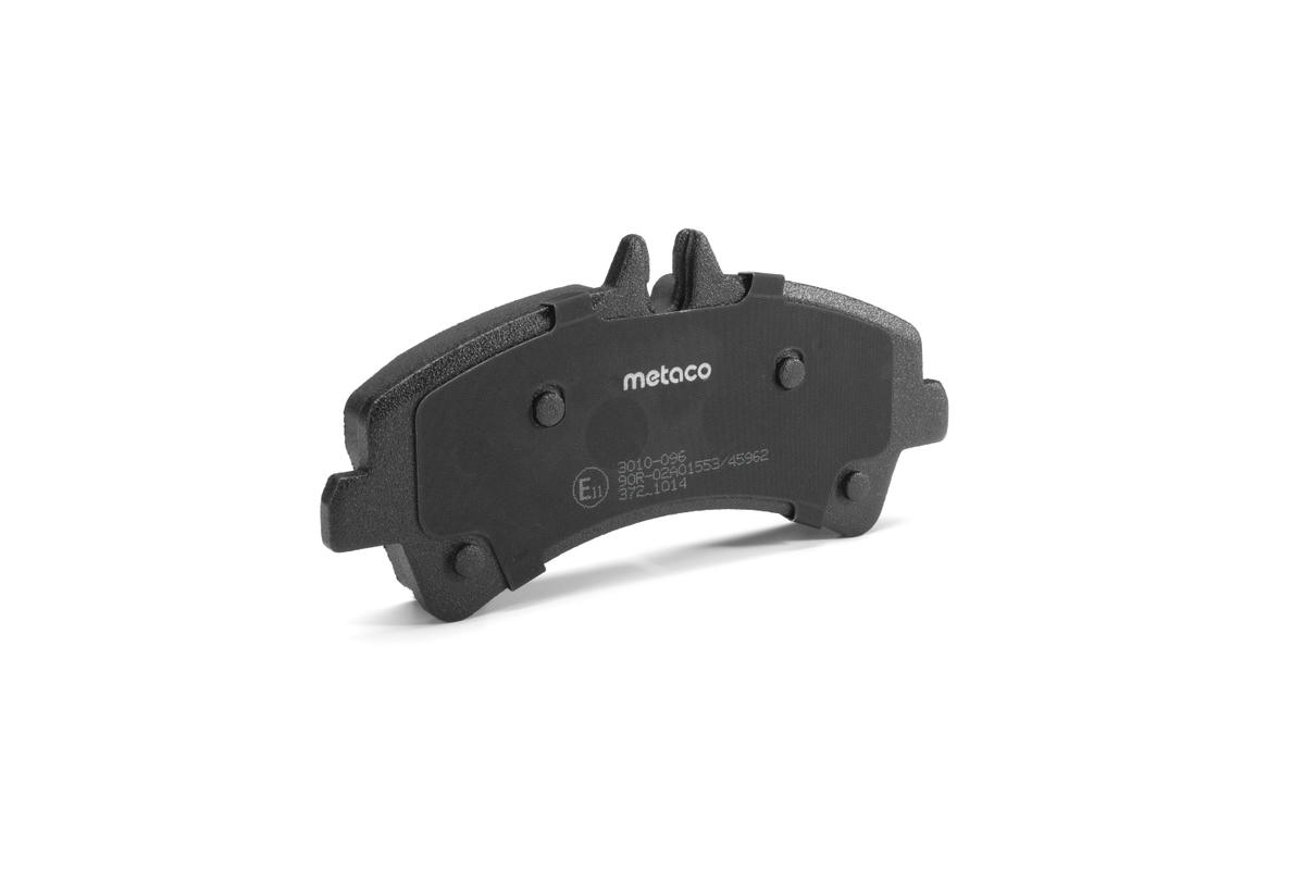 Колодки тормозные задние дисковые к-кт metaco 3010-096 preview 2