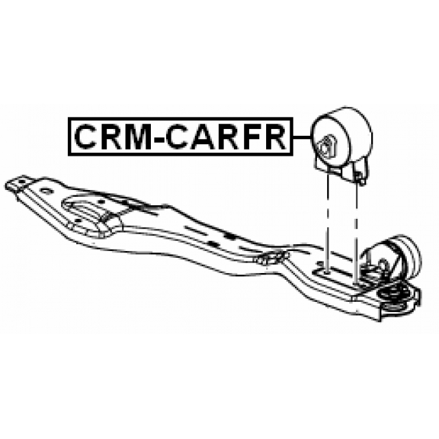 CRM-CARFR_подушка двигателя пер.! Dodge Caravan V 07> preview 2