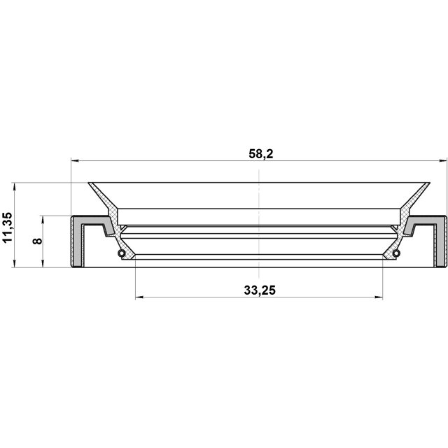 Сальник приводного вала FEBEST 95HAS-35580811R preview 2