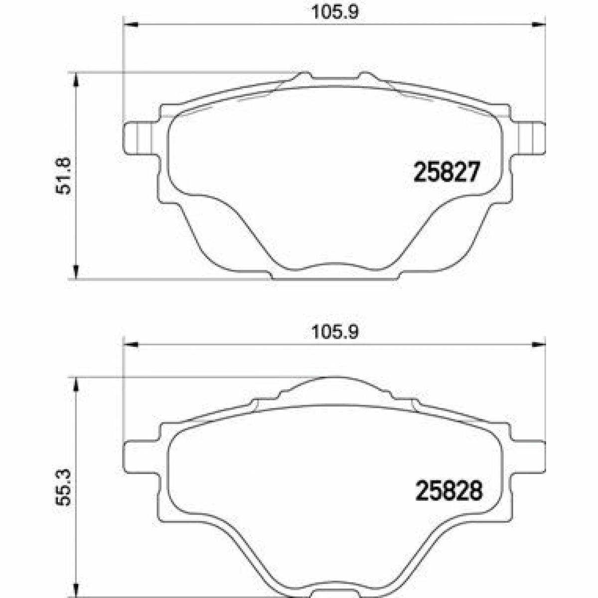 Колодки тормозные задние дисковые к-кт TRIALLI PF 4088 preview 2