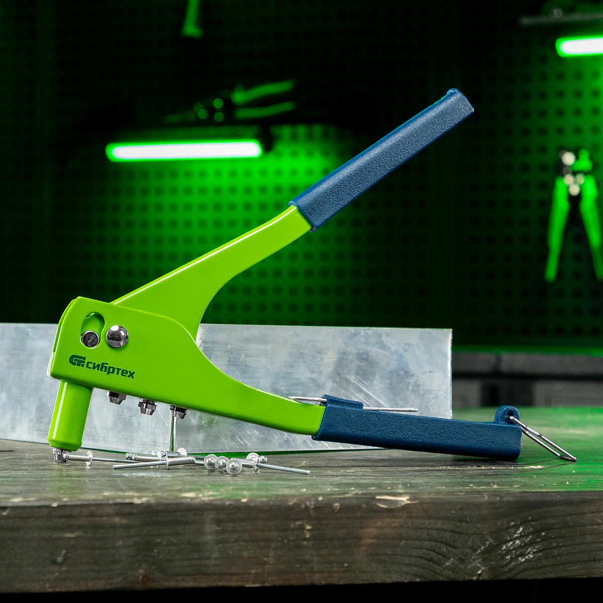 Заклепочник 260 мм, заклепки 2,4-3,2-4,0-4,8 мм Сибртех 40541 preview 6