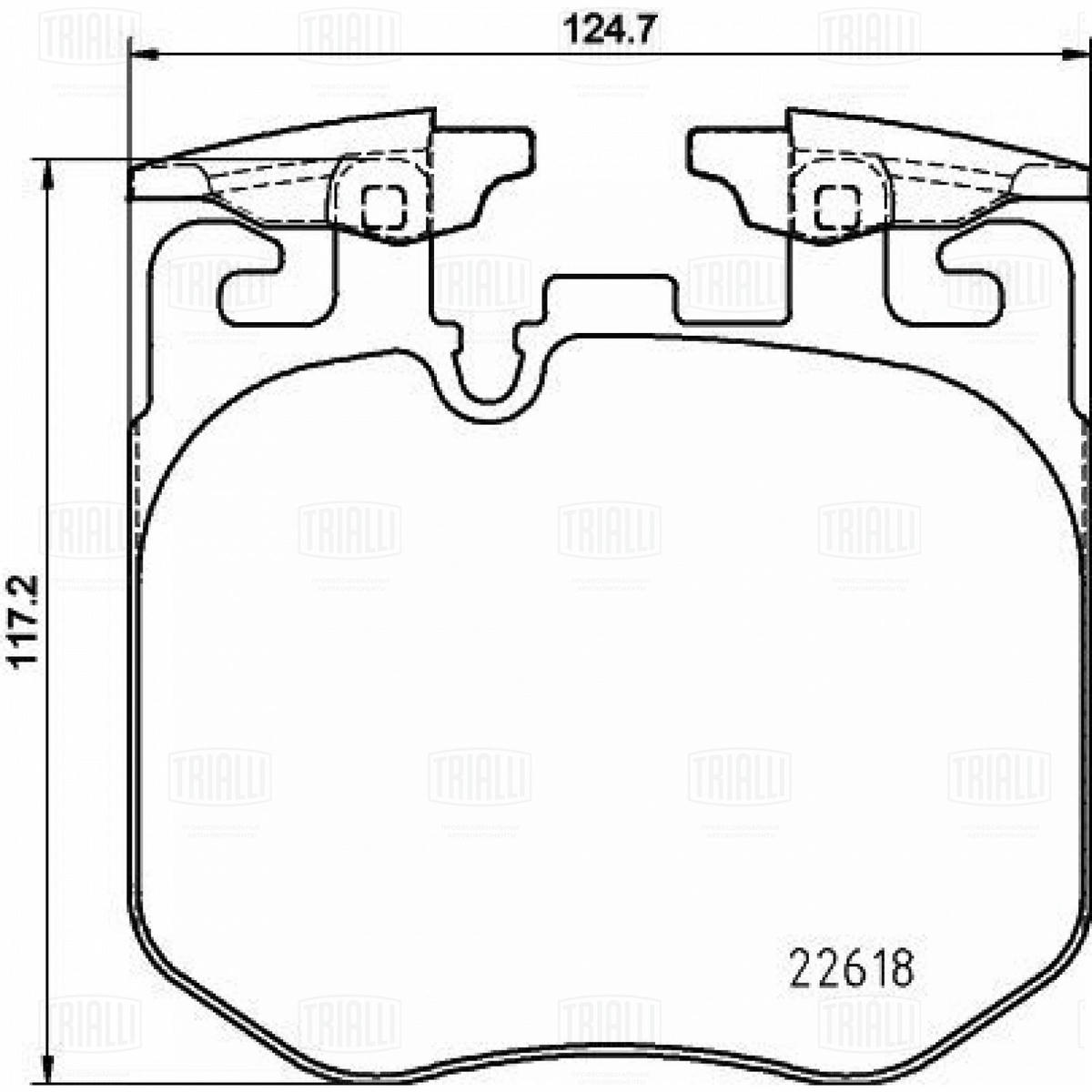 Колодки торм. для а/м BMW 3 (G20) (18-)/5 (G30) (16-) диск. перед. (M-Performance) (PF 4213) preview 3