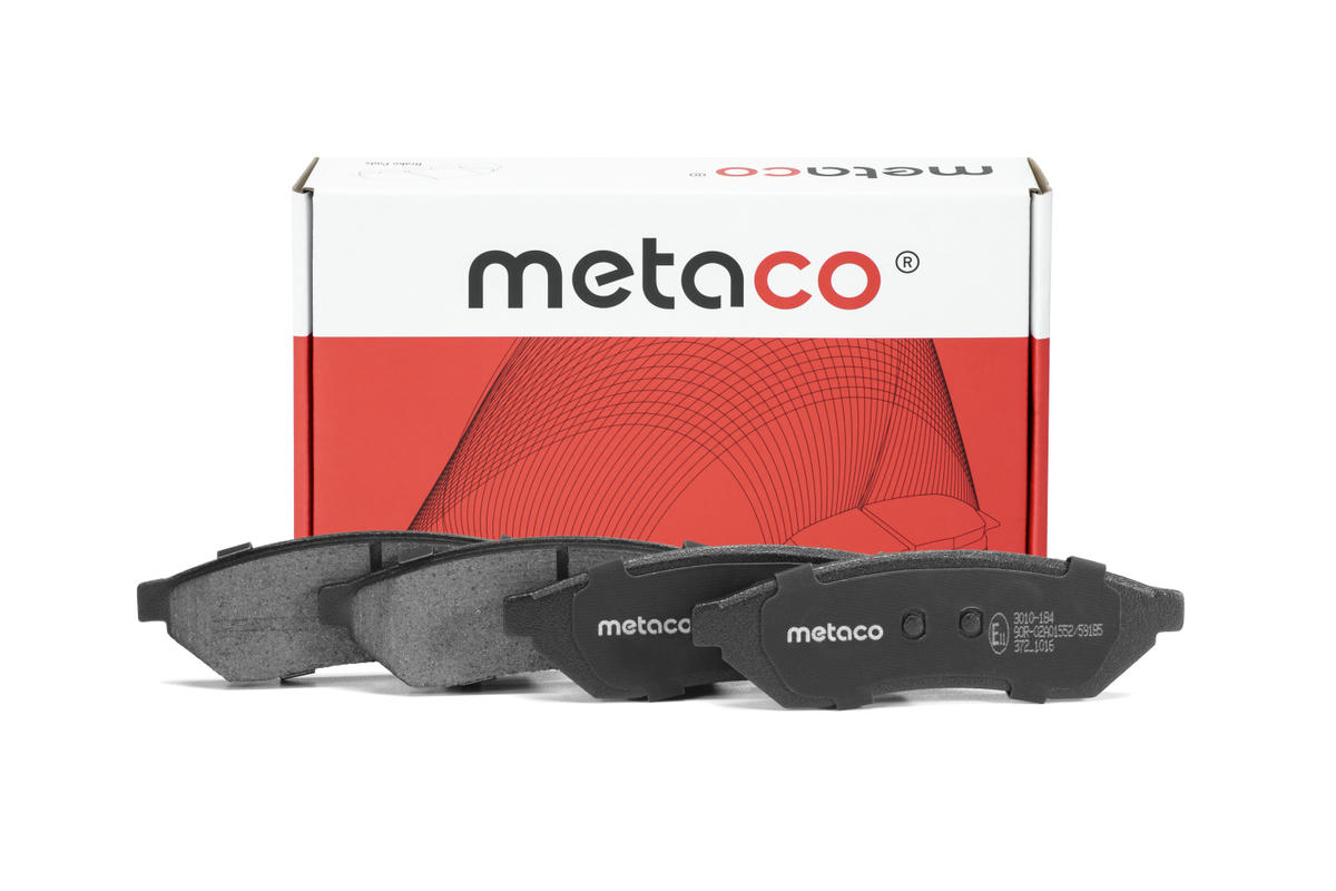 Колодки тормозные задние дисковые к-кт metaco 3010-184 preview 1