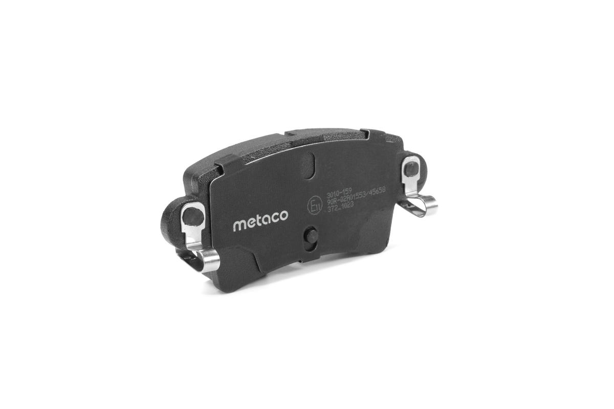 Колодки тормозные задние дисковые к-кт metaco 3010-159 preview 2