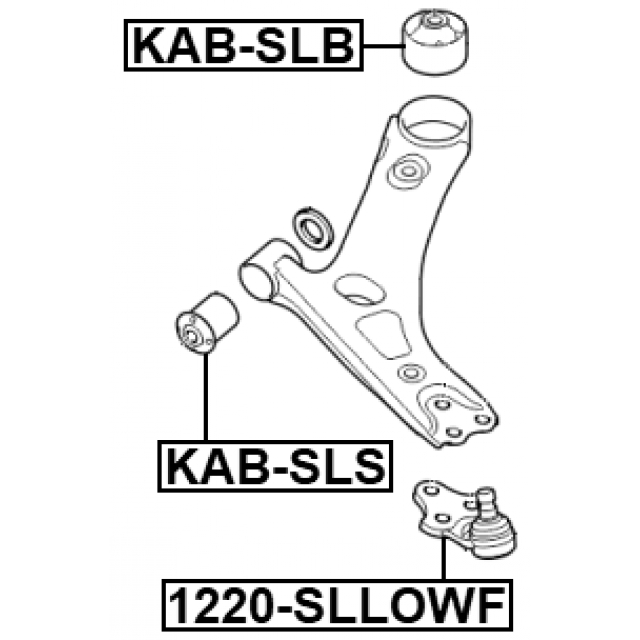 Опора шаровая FEBEST 1220-SLLOWF preview 2