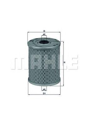 Фильтр масляный MAHLE _OX79D preview 1