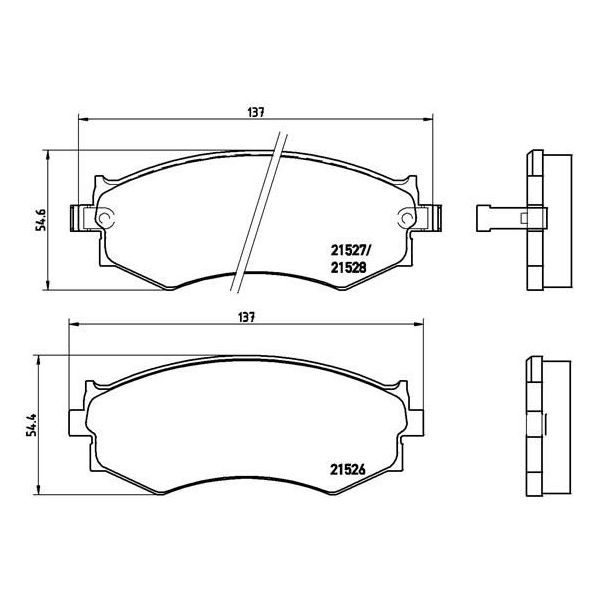 Колодки тормозные передние к-кт TRIALLI PF 4302 preview 3