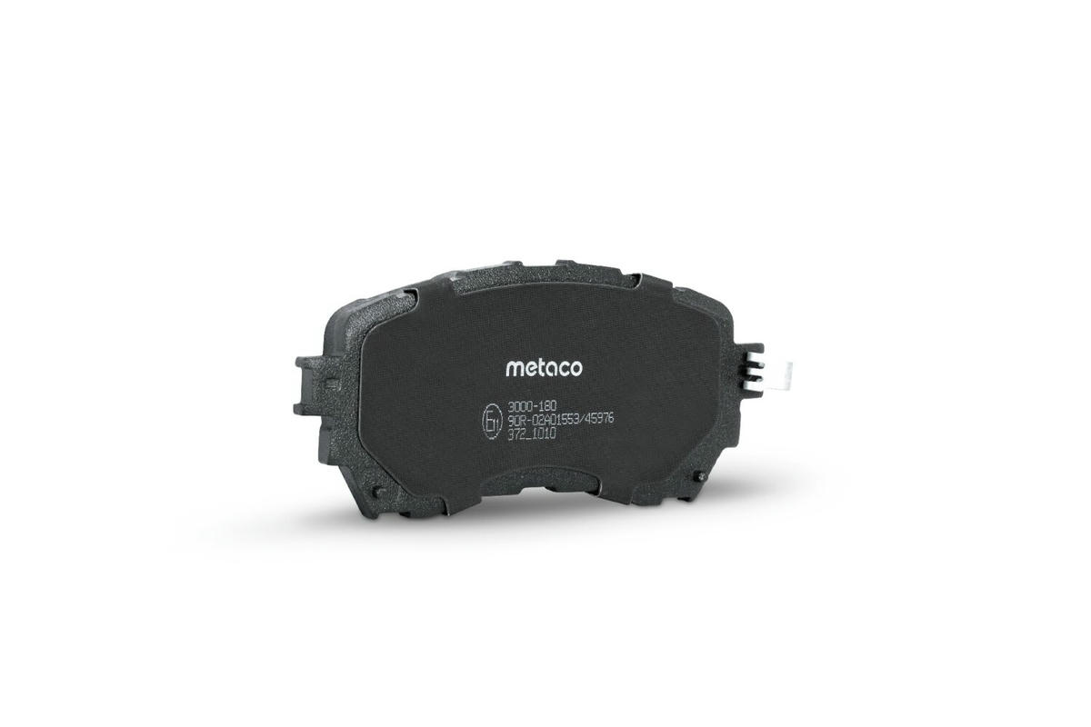 Колодки тормозные передние к-кт metaco 3000-180 preview 3
