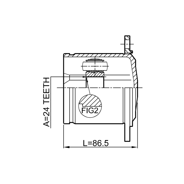 ШРУС внутренний FEBEST 1711-Q5LH preview 2