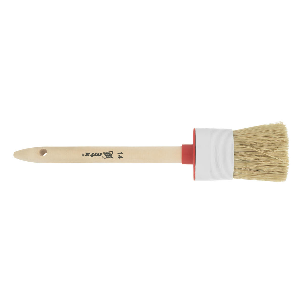 Кисть круглая № 14 (50 мм), натуральная щетина, деревянная ручка MATRIX preview 2