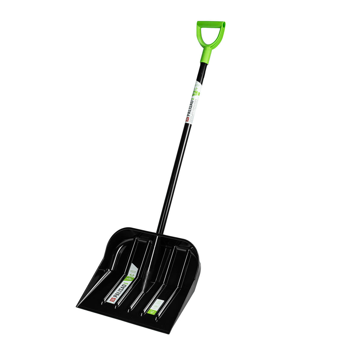Лопата снеговая пластиковая 460х400х1430мм стальной черенок PALISAD preview 1