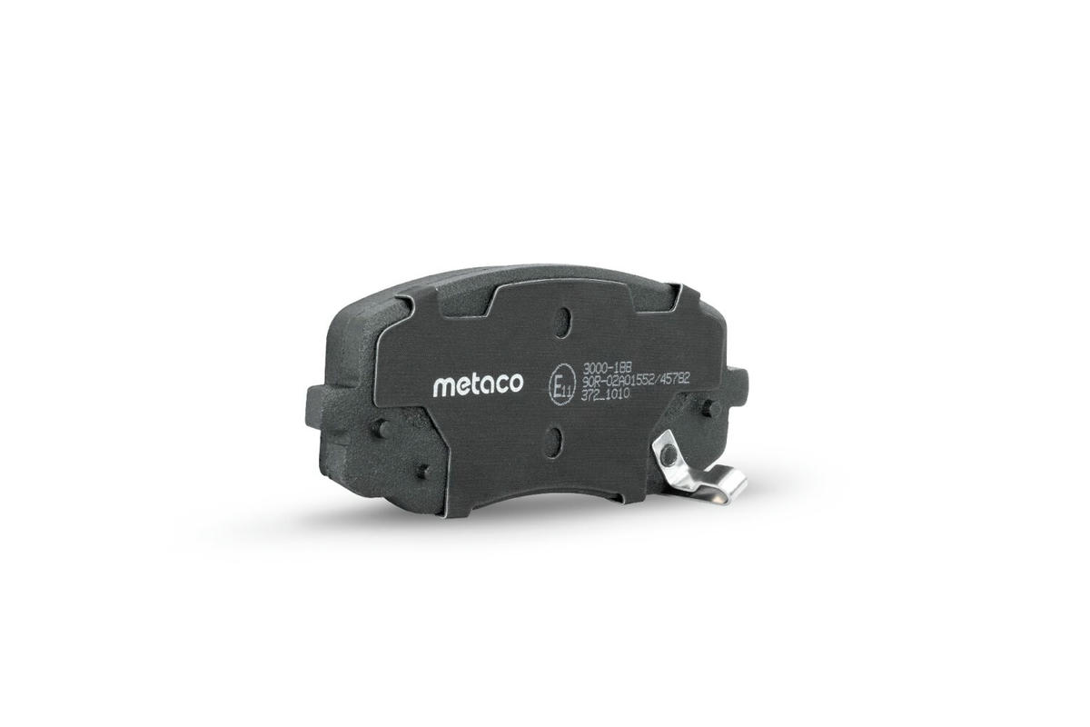 Колодки тормозные передние к-кт metaco 3000-188 preview 2