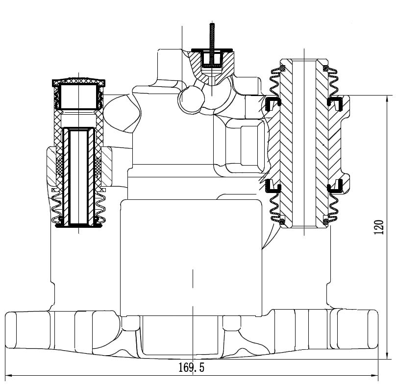 Суппорт торм. для а/м Peugeot 406 (96-) зад. прав. d=33мм TRIALLI CF 052310 preview 4