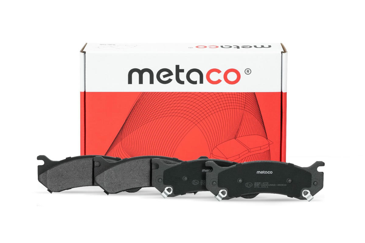 Колодки тормозные передние к-кт metaco 3000-272 preview 1