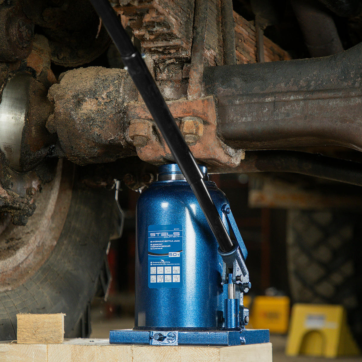 Домкрат гидравлический бутылочный, 50 т, h подъема 280-450 мм Stels 51171 STELS 51171 preview 12