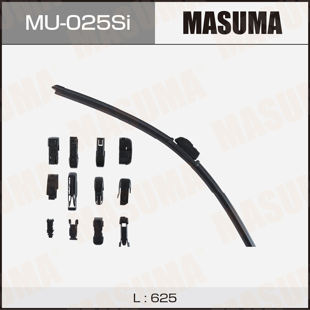 Щетка стеклоочистителя 625 мм бескаркасная 1 шт MASUMA Beam Wiper Blade MU-025Si preview 1