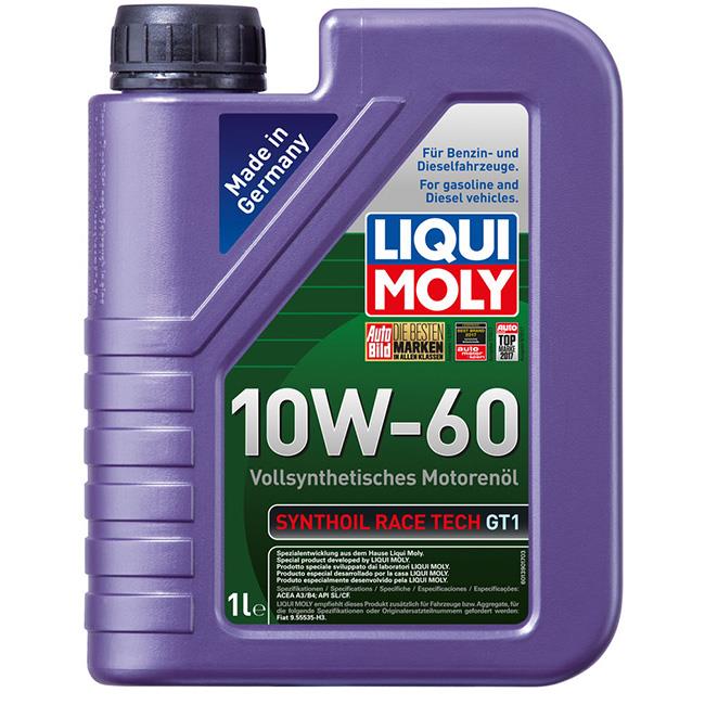Масло моторное LIQUI MOLY SYNTHOIL RACE TECH GT-1 10W60 синт. 1л preview 1