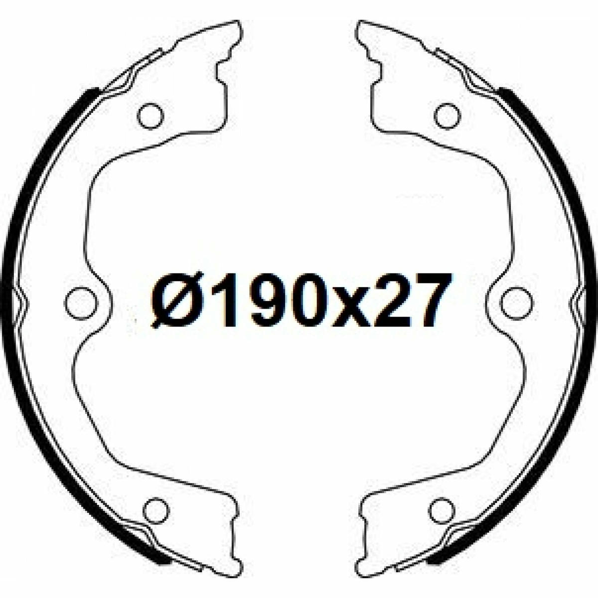 Колодки ручного тормоза к-кт TRIALLI GF 4652 preview 3