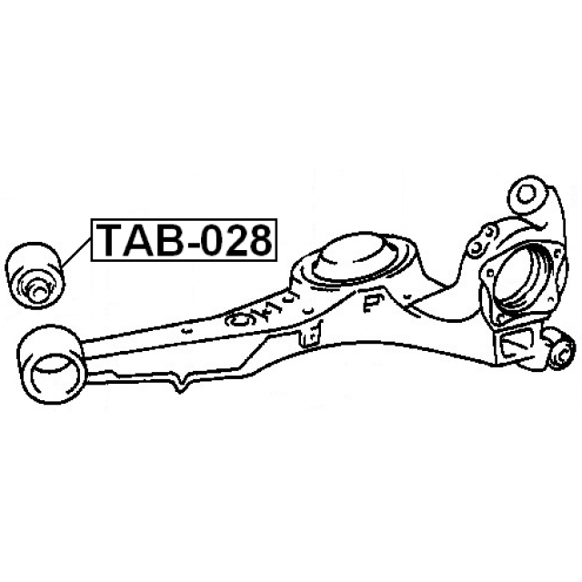 Сайлентблок заднего продольного рычага preview 2