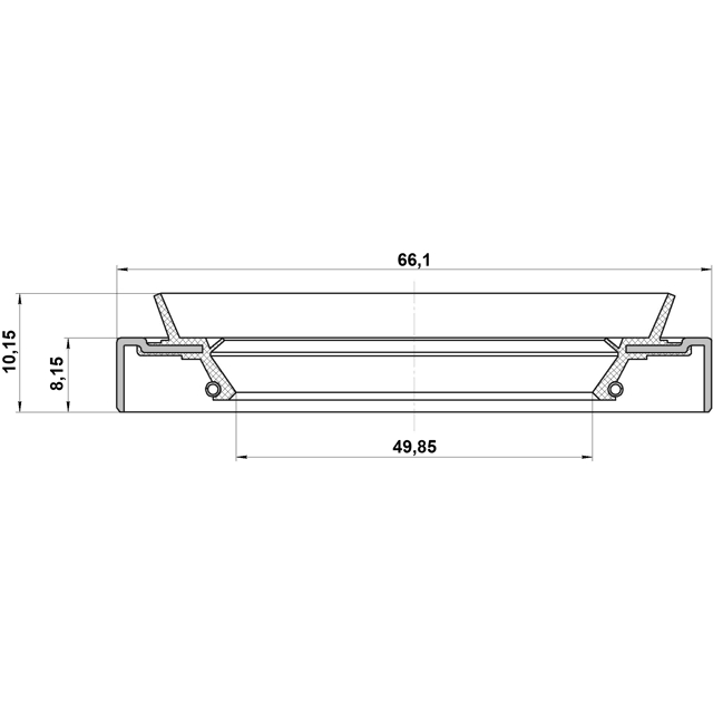 Сальник ступицы FEBEST 95HDS-51660810X preview 2