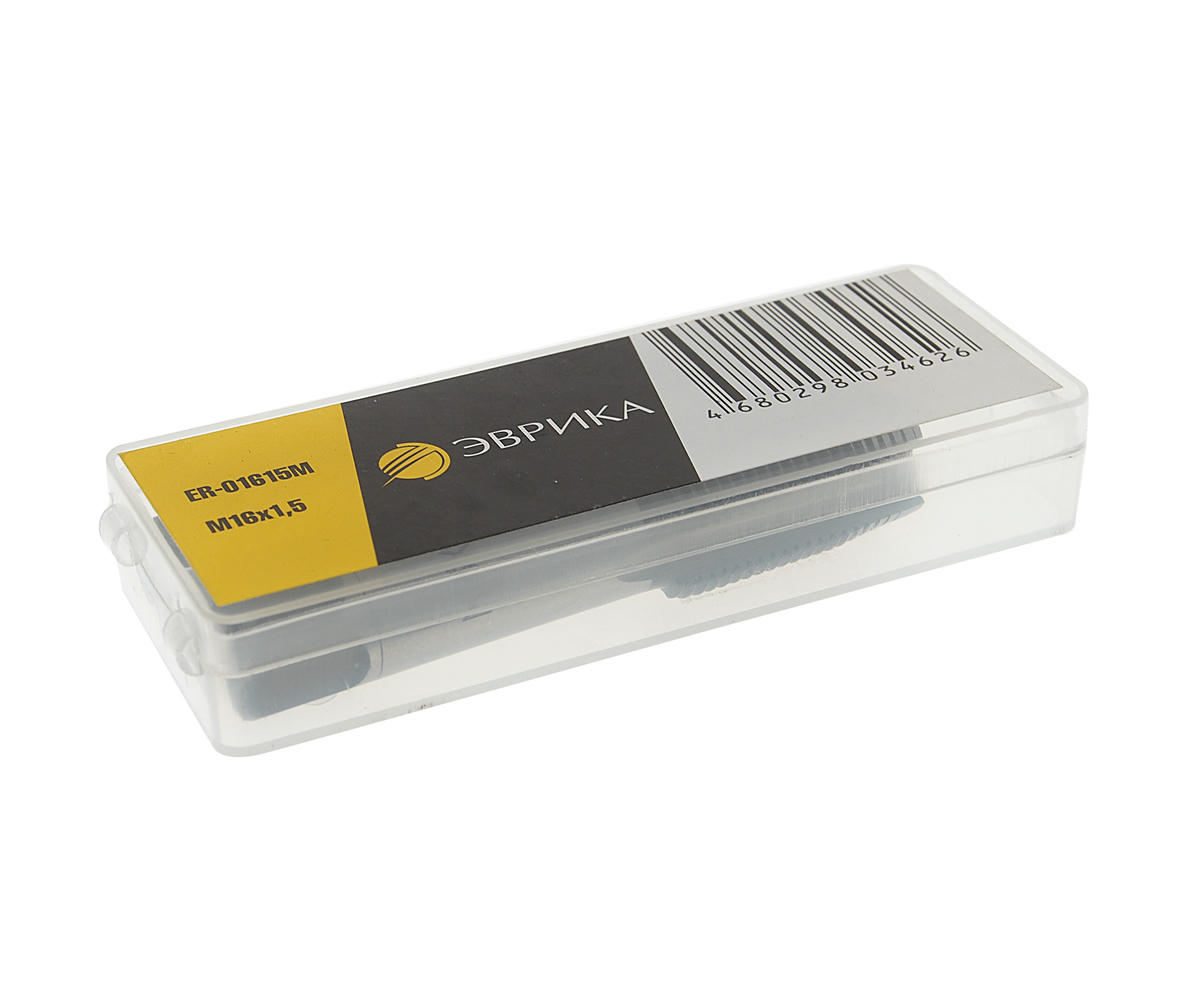 Метчик М16х1,5 (2шт) в пласт. футляре ЭВРИКА preview 1