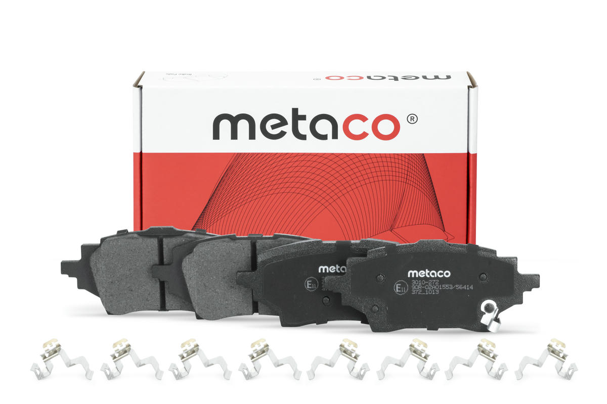 Колодки тормозные задние к-кт metaco 3010-272 preview 3