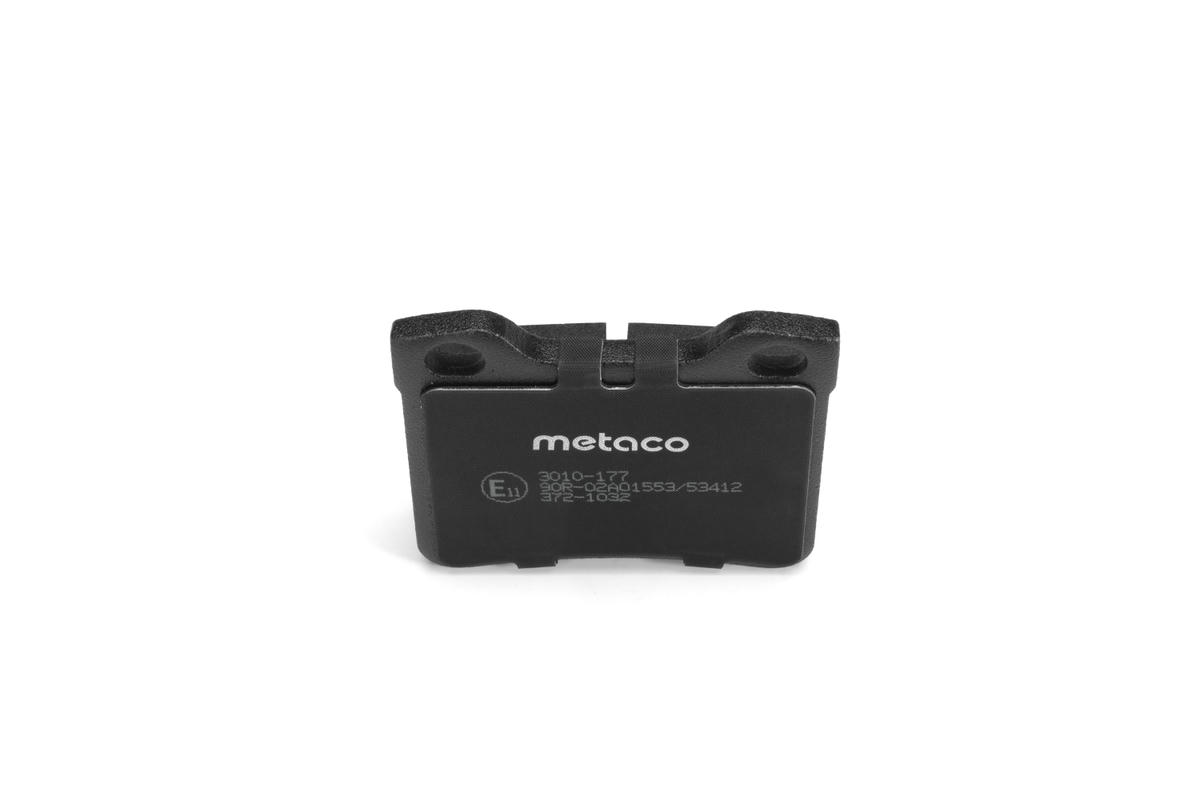 Колодки тормозные задние дисковые к-кт metaco 3010-177 preview 4