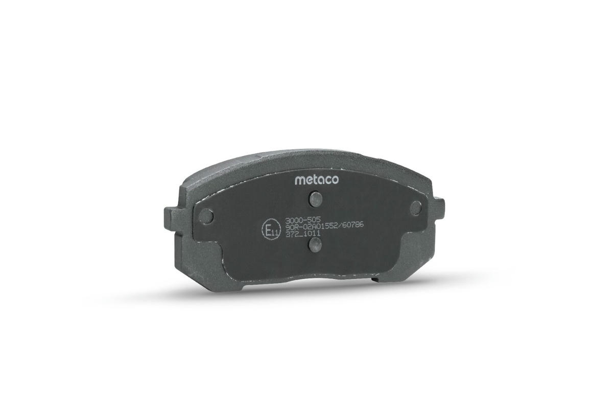Колодки тормозные передние к-кт metaco 3000-505 preview 3