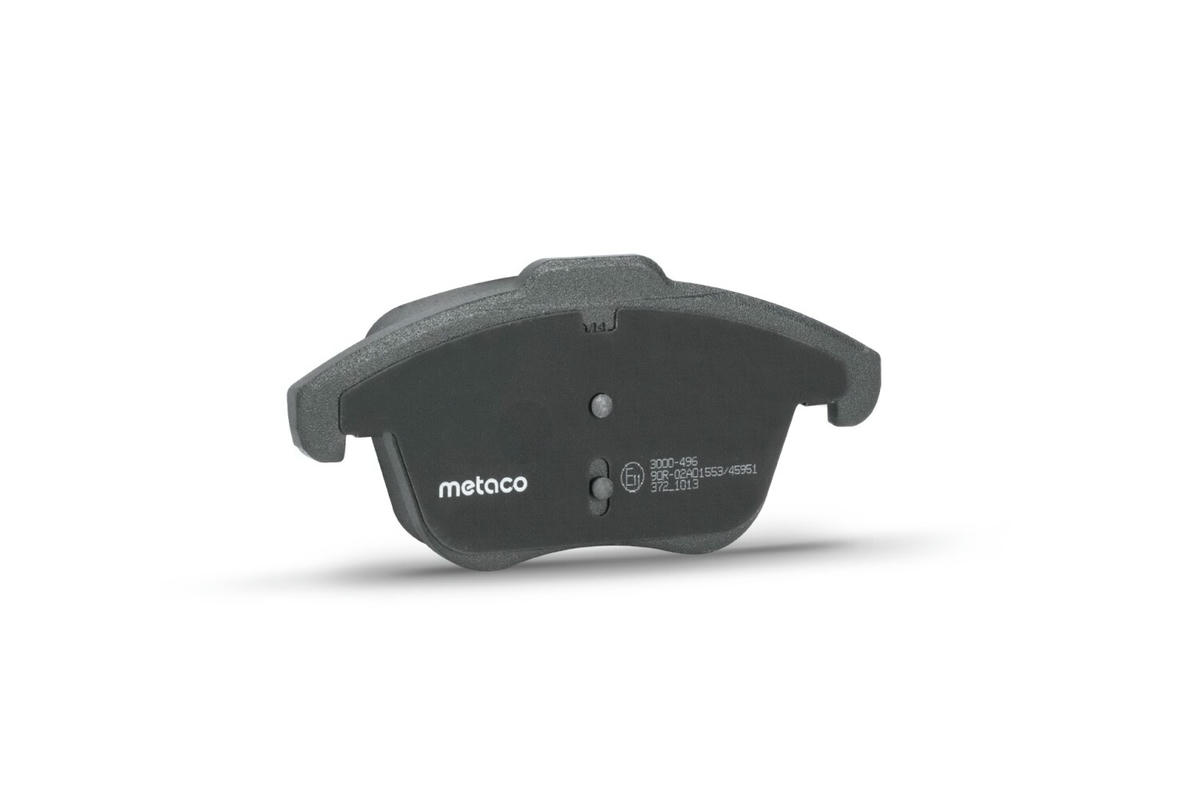 Колодки тормозные передние к-кт metaco 3000-496 preview 3