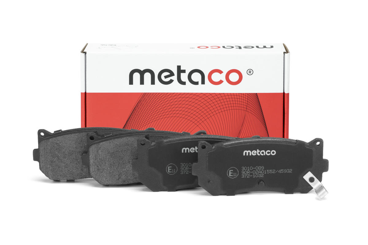 Колодки тормозные задние дисковые к-кт metaco 3010-089 preview 1