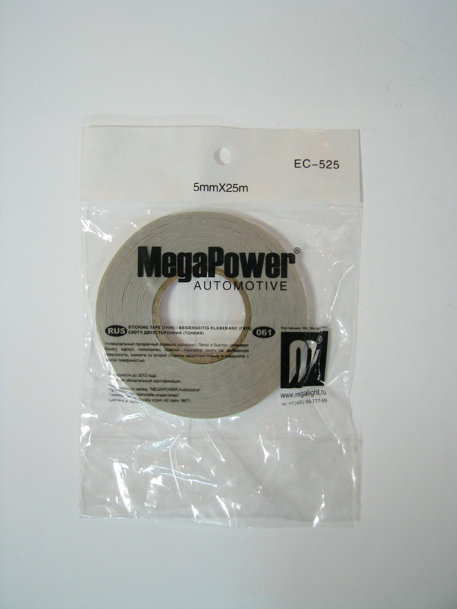 Скотч двухсторонний 5ммх25м (тонкий) preview 1