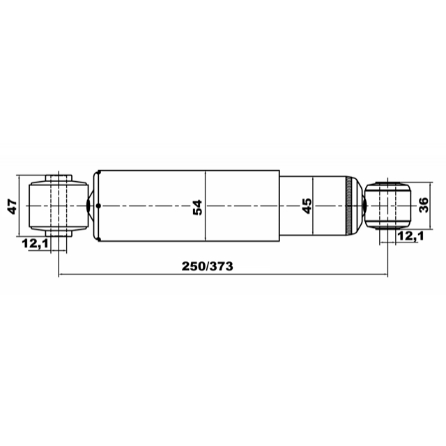 Амортизатор задний FEBEST 12650901R preview 2